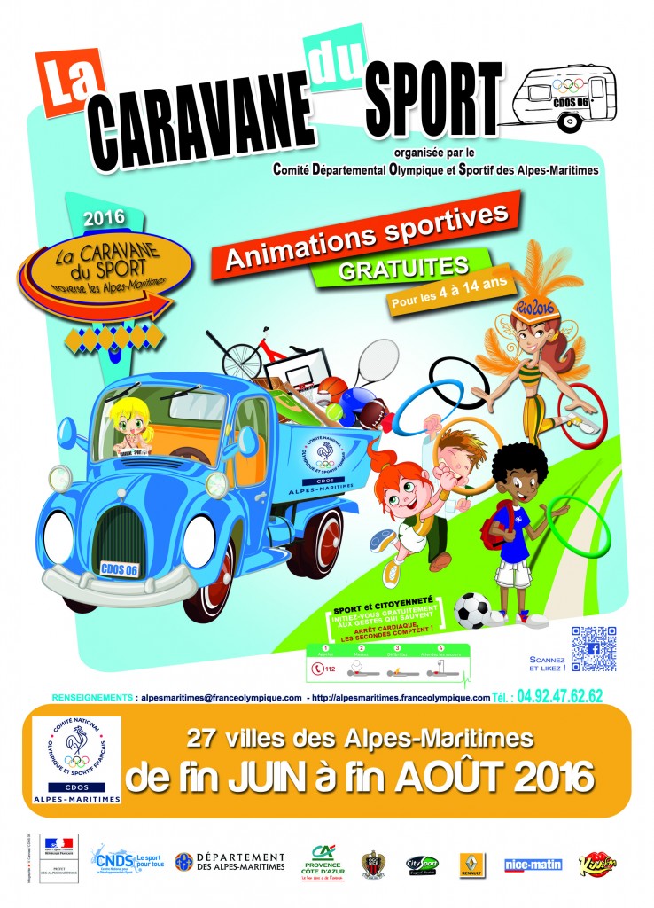 flyers Caravane du sport recto 2016