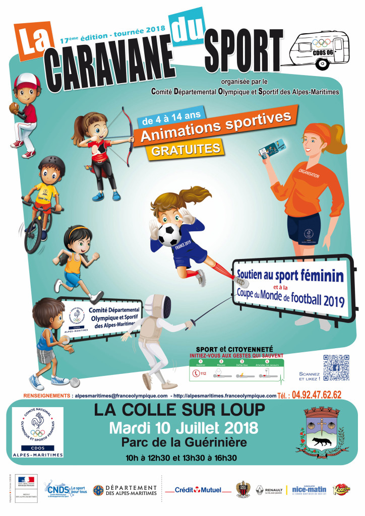 Affiche La Colle sur Loup 10 juillet 2018 RVB